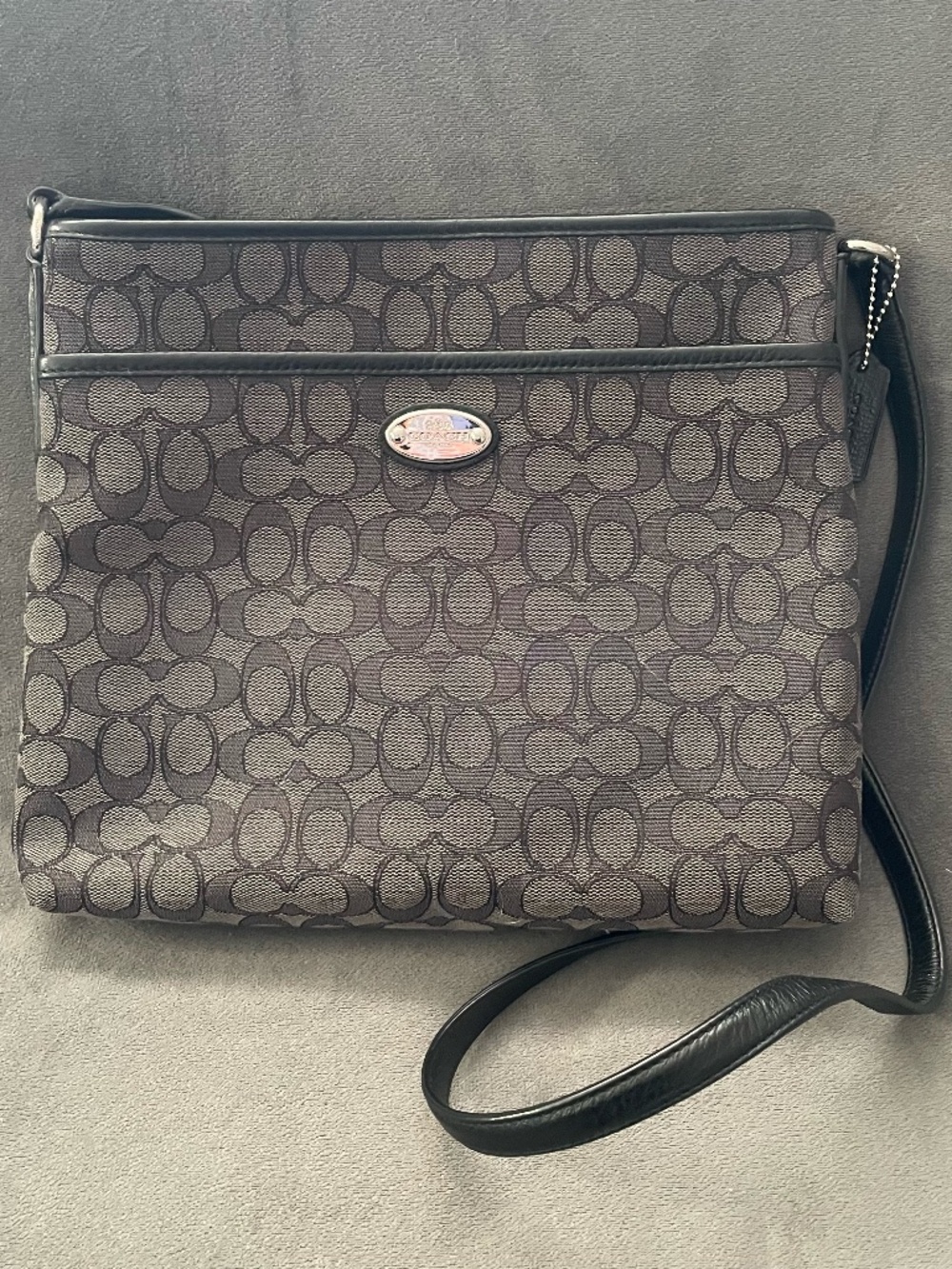 Coach Crossbody Bag Black/Gray